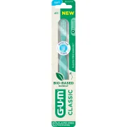 Зубная щетка GUM CLASSIC Bio-Based Handle 411BTM2, полная мягкая Зубная щетка GUM CLASSIC Bio-Based Handle 411BTM2, полная мягкая