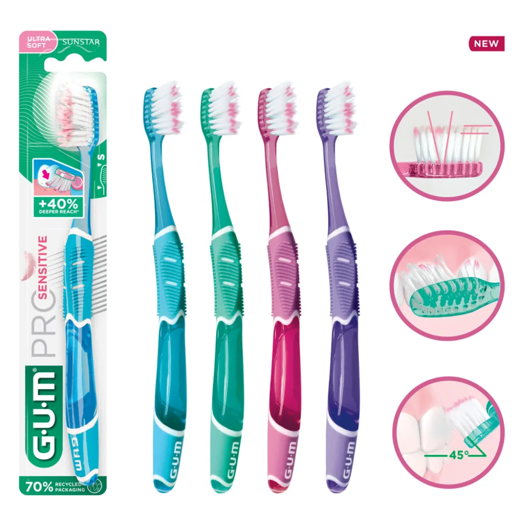 Зубная щетка GUM Sensitive PRO мягкая