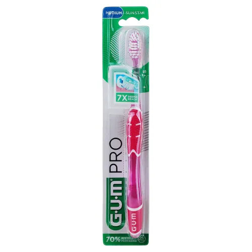 Зубна щітка GUM Technique PRO FULL MEDIUM для дбайливого відбілювання - Фото№1 Зубна щітка GUM Technique PRO FULL MEDIUM для дбайливого відбілювання - Фото№1