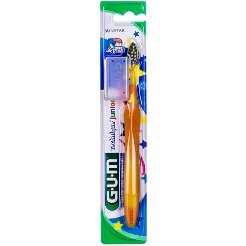 Зубная щетка GUM TECHNIQUE KIDS JUNIOR 221MM для детей от 7 до 12 лет - Фото№1 Зубная щетка GUM TECHNIQUE KIDS JUNIOR 221MM для детей от 7 до 12 лет - Фото№1