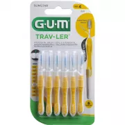 Міжзубна щітка GUM TravLer 1.3 мм, 6 шт.