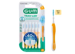 Щітка міжзубна GUM TravLer 1.3 мм, 6 шт Щітка міжзубна GUM TravLer 1.3 мм, 6 шт