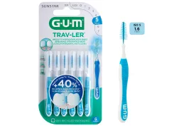 Міжзубна щітка GUM TravLer 1.6 мм, 6 шт Міжзубна щітка GUM TravLer 1.6 мм, 6 шт