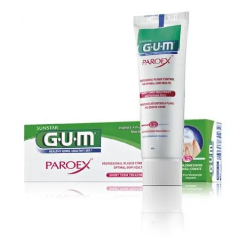 Зубная паста GUM PAROEX 0,12% CHX при заболеваниях ротовой полости, 75 мл - Фото№1 Зубная паста GUM PAROEX 0,12% CHX при заболеваниях ротовой полости, 75 мл - Фото№1