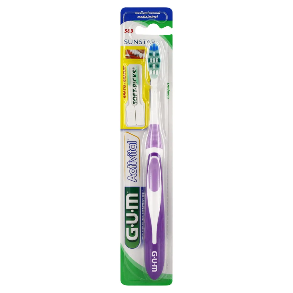 Зубна щітка GUM ActivVital для захисту ясен Зубна щітка GUM ActivVital для захисту ясен