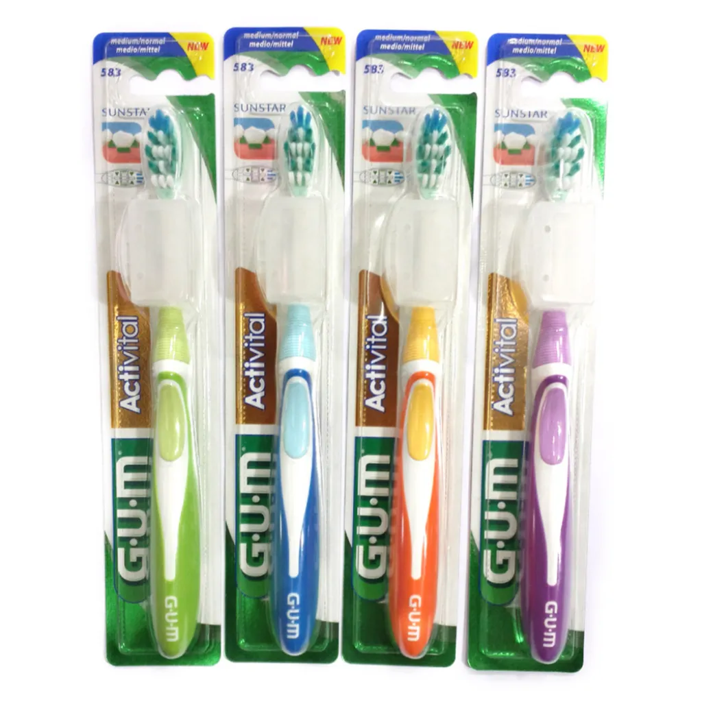 Зубна щітка GUM ActivVital для захисту ясен Зубна щітка GUM ActivVital для захисту ясен