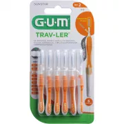 Міжзубна щітка GUM TravLer 0.9 мм, 6 шт.