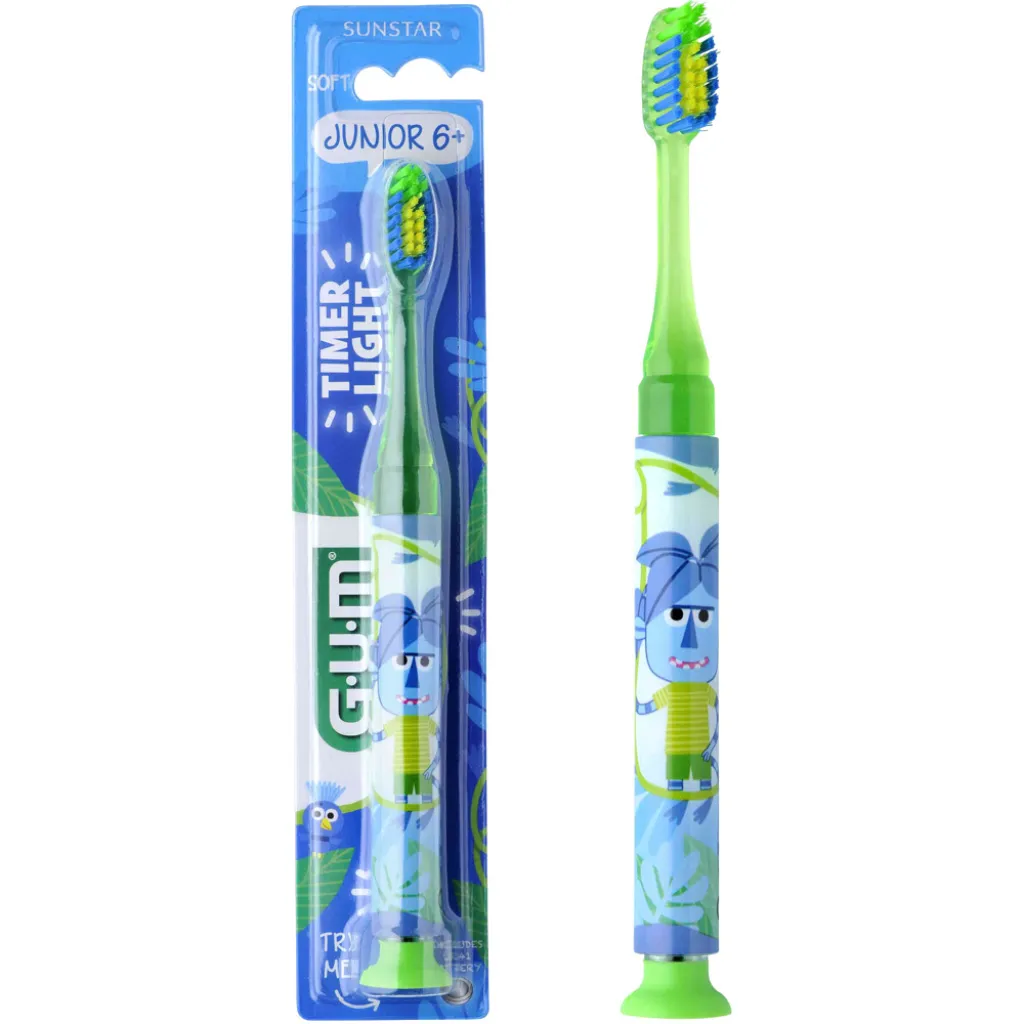 Зубная щетка GUM Junior Monster Light up от 7 до 12 лет