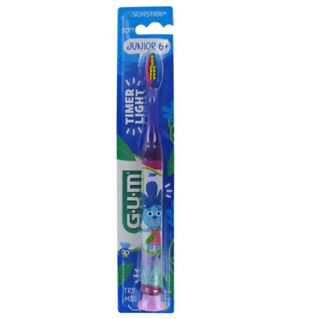 Зубная щетка GUM Junior Monster Light up от 7 до 12 лет
