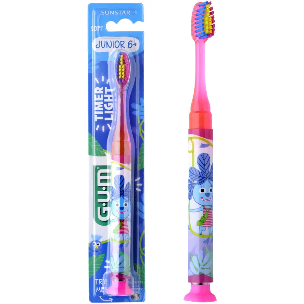 Зубная щетка GUM Junior Monster Light up от 7 до 12 лет