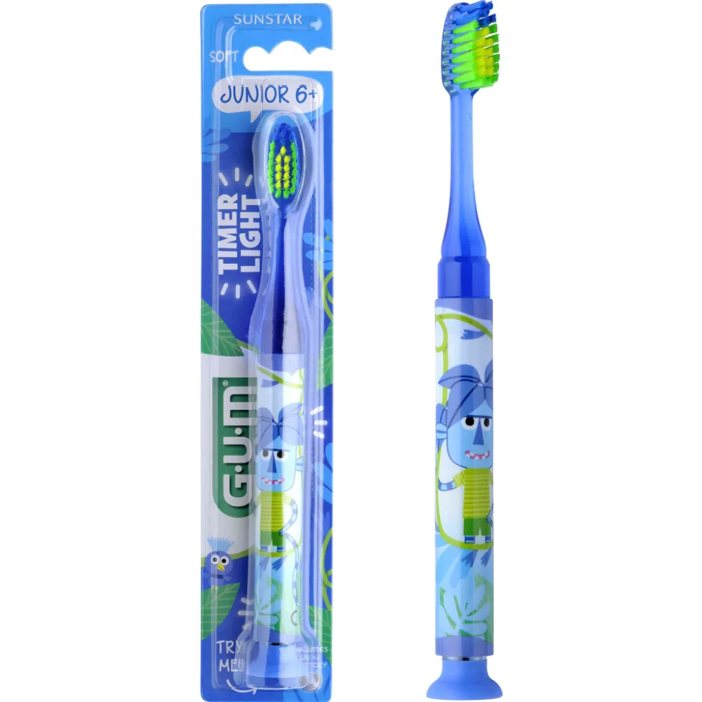 Зубная щетка GUM Junior Monster Light up от 7 до 12 лет