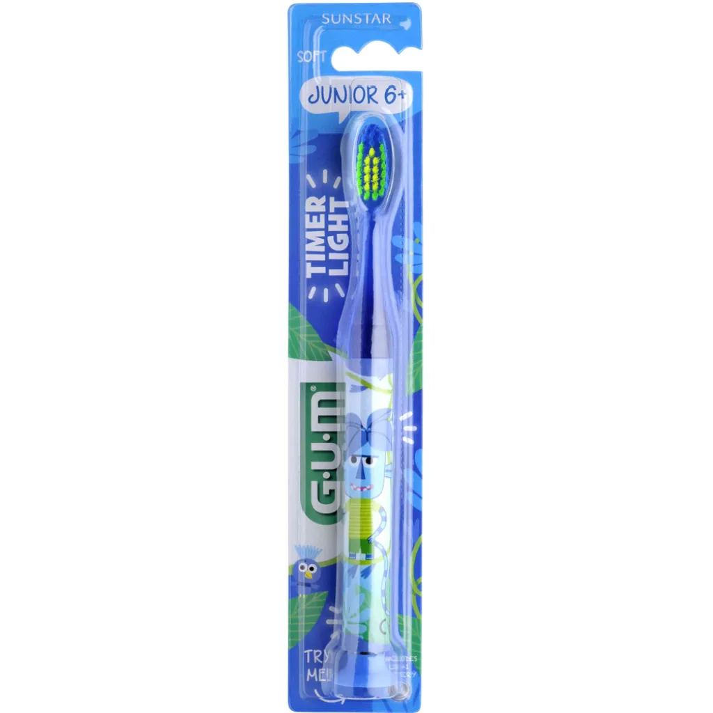 Зубная щетка GUM Junior Monster Light up от 7 до 12 лет