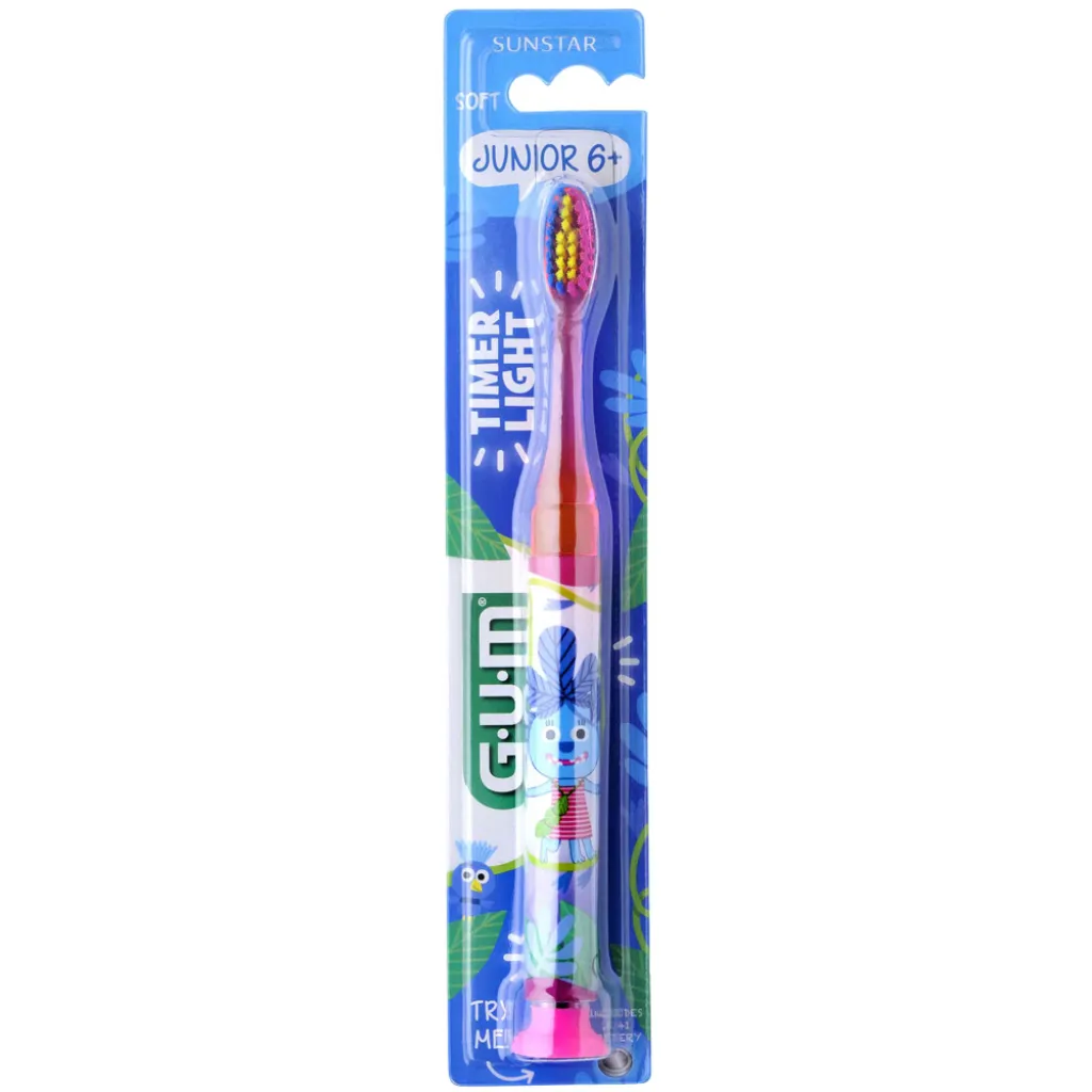 Зубная щетка GUM Junior Monster Light up от 7 до 12 лет