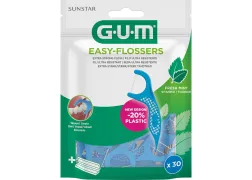 Зубна нитка GUM Easy Flossers VIT-E, з фторидом 890MС, 30 штук Зубна нитка GUM Easy Flossers VIT-E, з фторидом 890MС, 30 штук