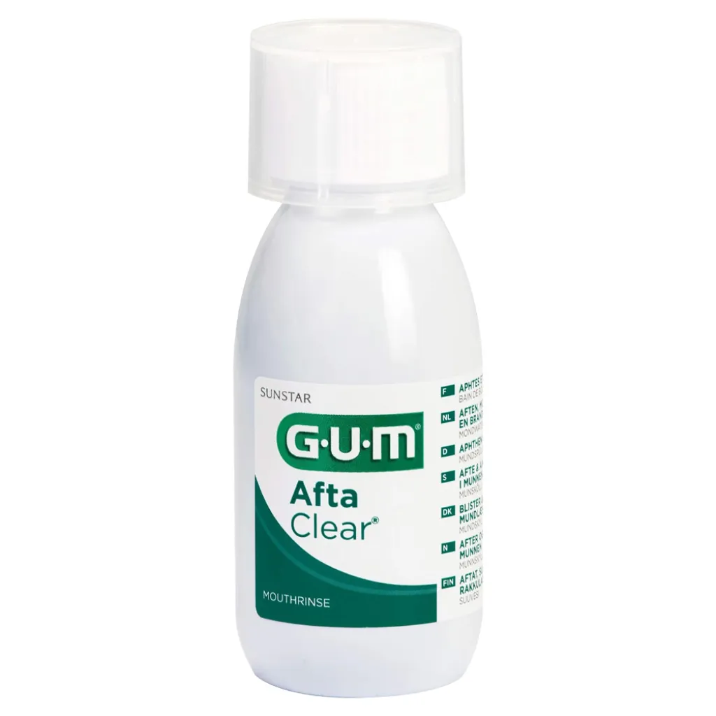 Ополаскиватель GUM Afta Clear от стоматита, 120 мл