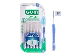 Міжзубна щітка GUM TravLer 0.6 мм, 6 шт Міжзубна щітка GUM TravLer 0.6 мм, 6 шт