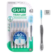 Міжзубна щітка GUM TravLer 2,0 мм, 6 шт Міжзубна щітка GUM TravLer 2,0 мм, 6 шт