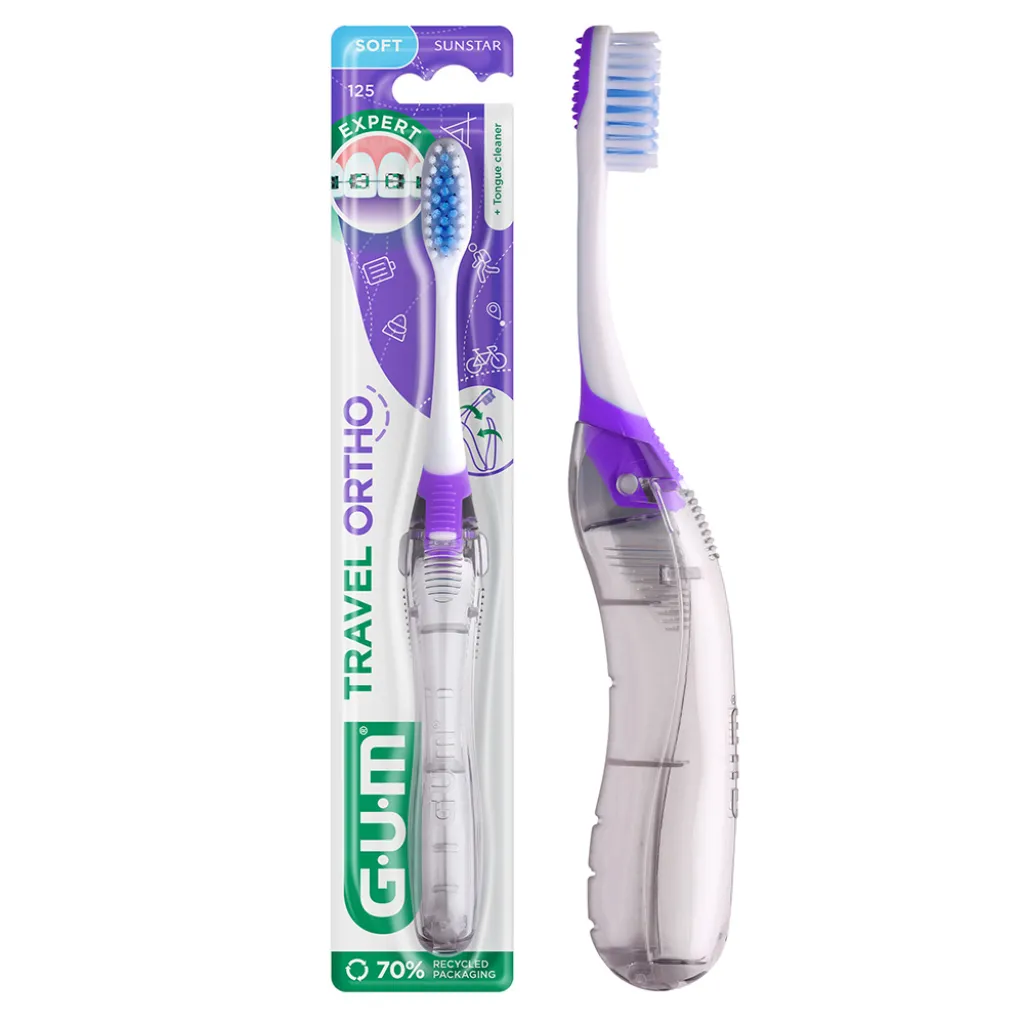 Зубна щітка дорожня GUM Travel Ortho 125MK Зубна щітка дорожня GUM Travel Ortho 125MK