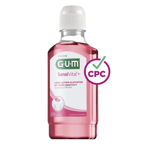 Ополаскиватель GUM SENSIVITAL+ для защиты десен, 300 мл - Фото№1