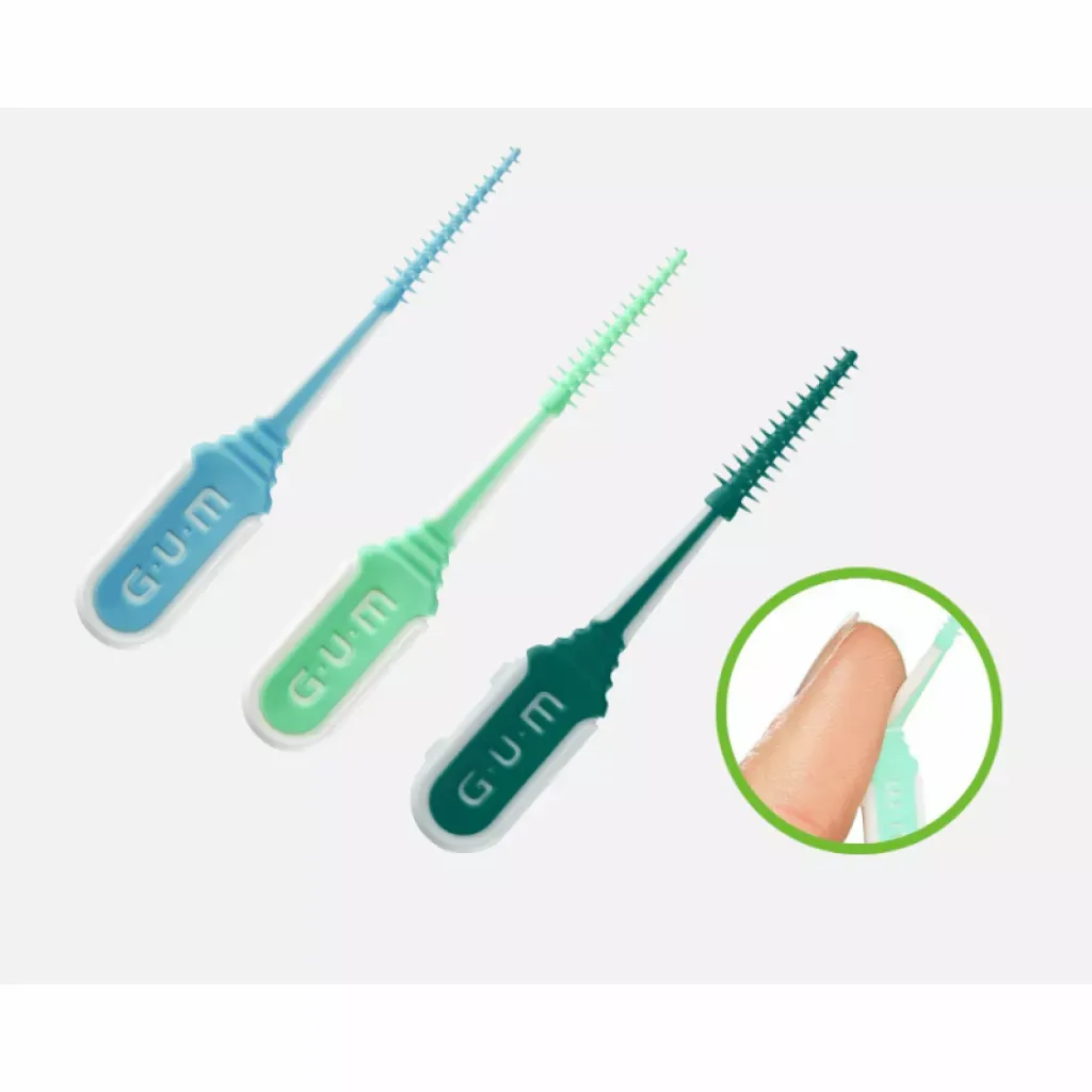 Набір міжзубних щіток GUM Soft Picks Comfort Flex Mint, стандартна, 40 штук Набір міжзубних щіток GUM Soft Picks Comfort Flex Mint, стандартна, 40 штук