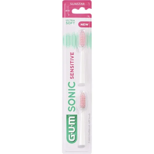 Насадки для зубної щітки GUM Sonic Sensitive 4111M - Фото№1 Насадки для зубної щітки GUM Sonic Sensitive 4111M - Фото№1