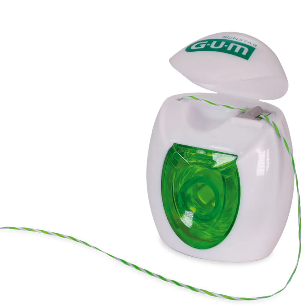 Зубная нить GUM Deepclean Twisted floss, мятная вощеная, 30 м Зубная нить GUM Deepclean Twisted floss, мятная вощеная, 30 м