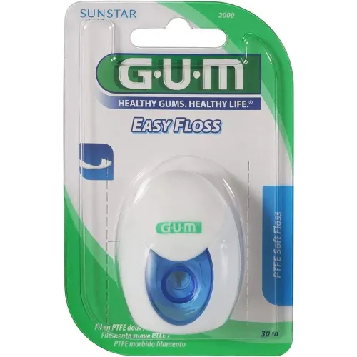 Зубна нитка GUM Easy Floss, вощена, 30 м - Фото№1 Зубна нитка GUM Easy Floss, вощена, 30 м - Фото№1