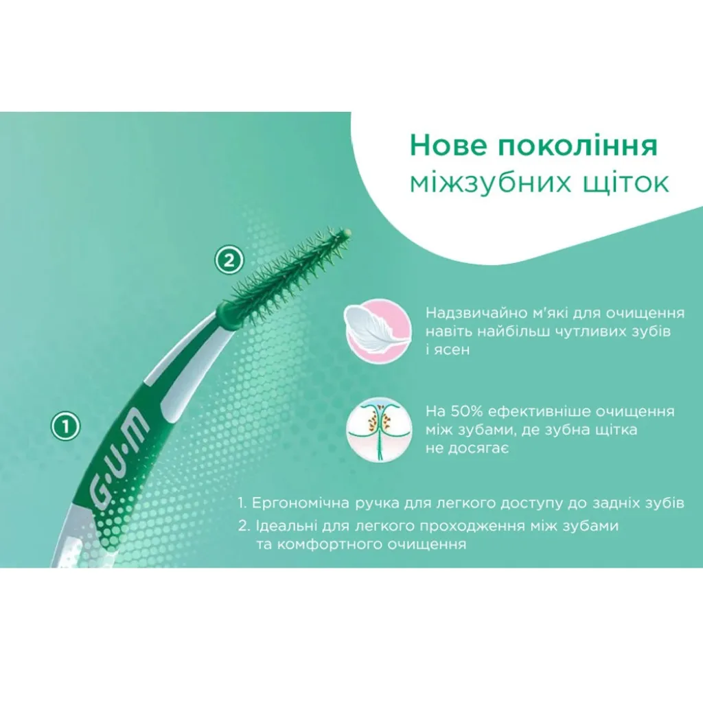 Набор межзубных щеток GUM Soft Picks Pro, 30 шт в блистере