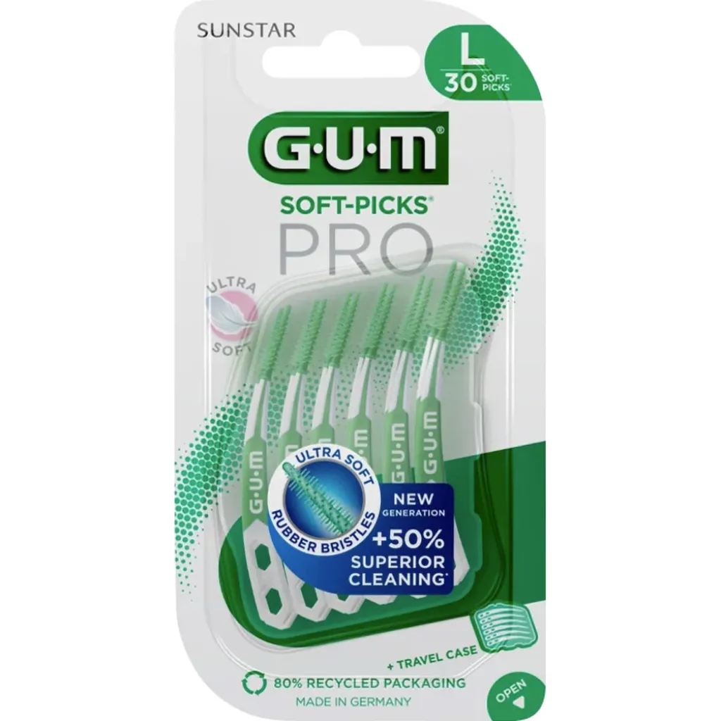 Набор межзубных щеток GUM Soft Picks Pro, 30 шт в блистере