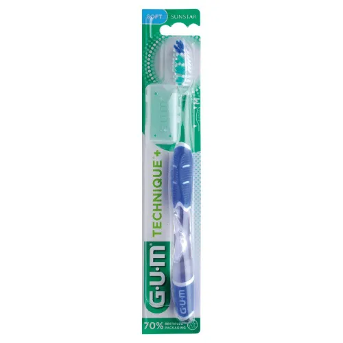 Зубна щітка GUM Technique Plus, повна м'яка 490МС - Фото№1 Зубна щітка GUM Technique Plus, повна м'яка 490МС - Фото№1