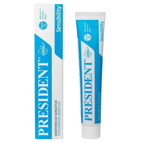 Зубная паста PRESIDENT SENSITIVE, 75 мл - Фото№1 Зубная паста PRESIDENT SENSITIVE, 75 мл - Фото№1