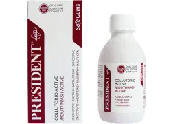 Ополаскиватель для полости рта PRESIDENT ACTIVE, 200 мл Ополаскиватель для полости рта PRESIDENT ACTIVE, 200 мл