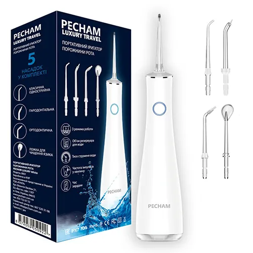 Іригатор Pecham Luxury Travel White - Фото№1 Іригатор Pecham Luxury Travel White - Фото№1