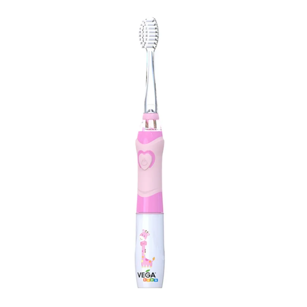 Електрична звукова дитяча зубна щітка Vega Kids (5-12 років) VK-400P, рожева