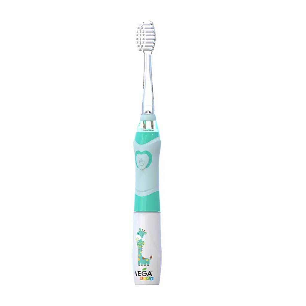 Електрична звукова дитяча зубна щітка Vega Kids (5-12 років) VK-400В, блакитна Електрична звукова дитяча зубна щітка Vega Kids (5-12 років) VK-400В, блакитна